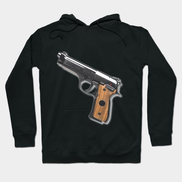 Weapons - Semiautomatic pistol - Beretta 92 FS Centennial - 131201 Hoodie by Semenov